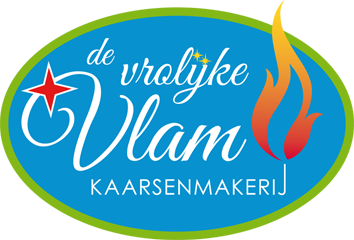 Logo kaarsenmakerij de Vrolijke Vlam